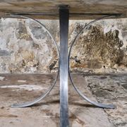 Large table ronde en marbre de Carrare, Italie, 1970s
