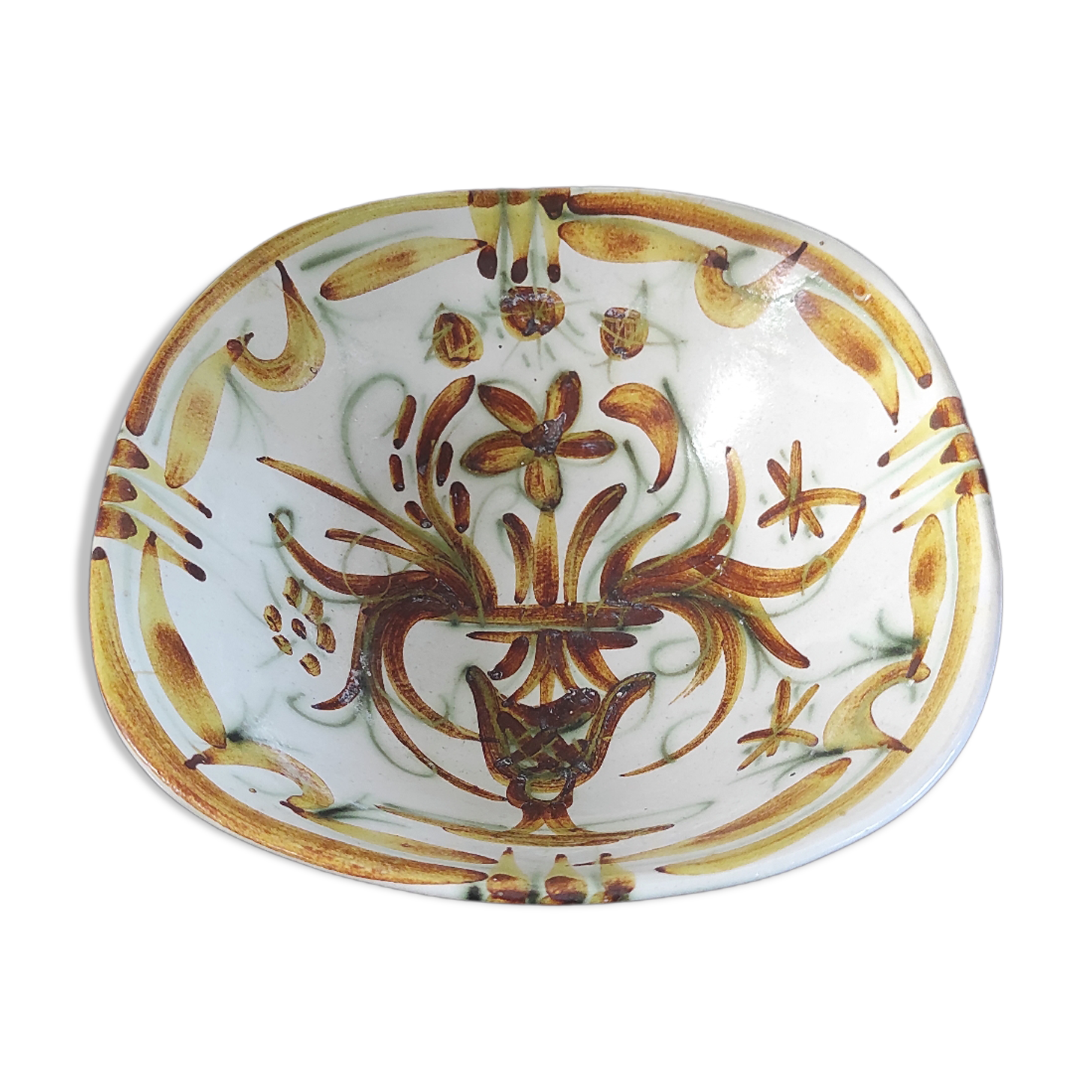 Vintage bowl Keraluc Quimper Decor G6 by Jos Le Corre
