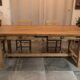 Superbe table de ferme ancienne en chêne massif restaurée – 8 personne