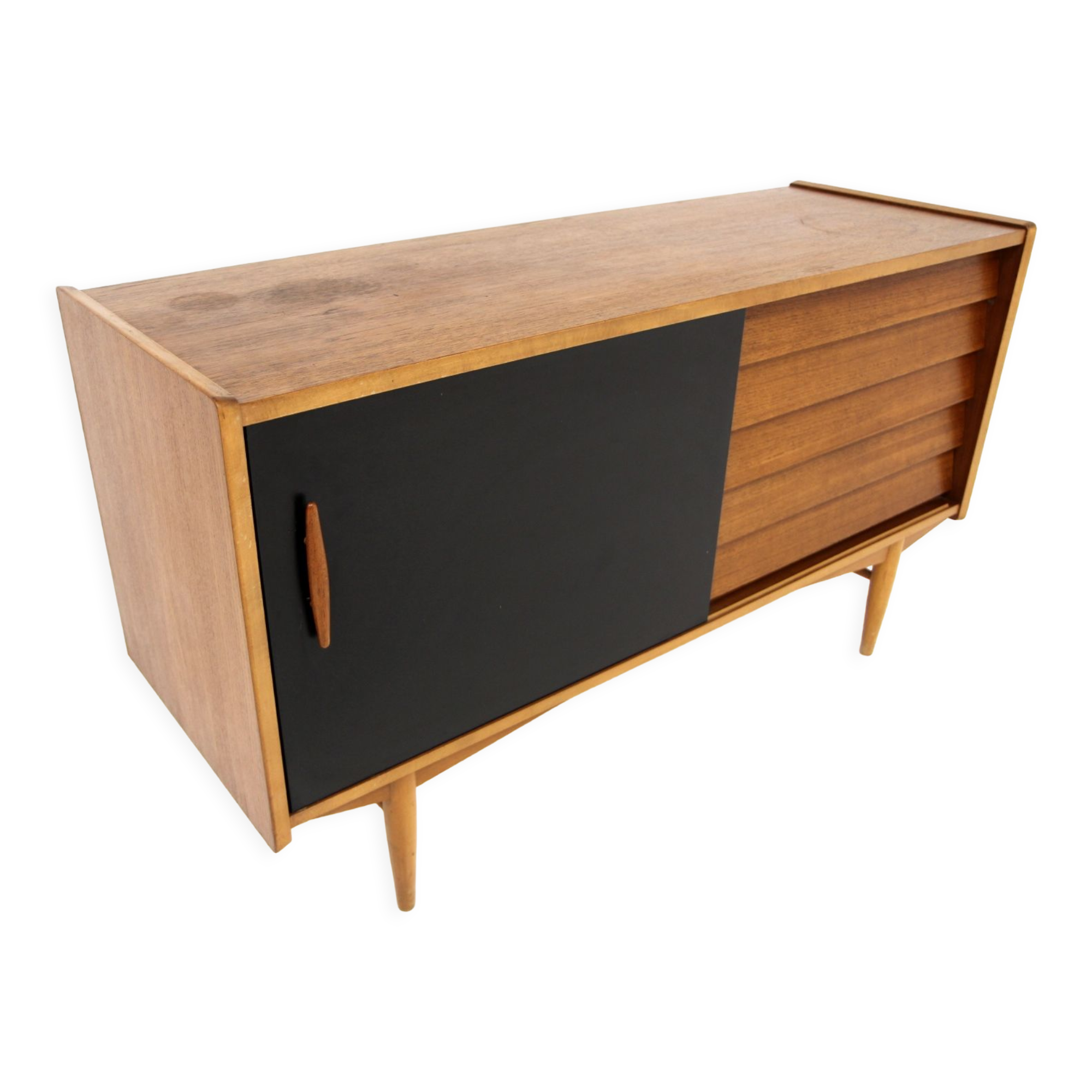Scandinavian Teak Enfilade, Hugo Troeds, Bjärnum, Sweden, 1960