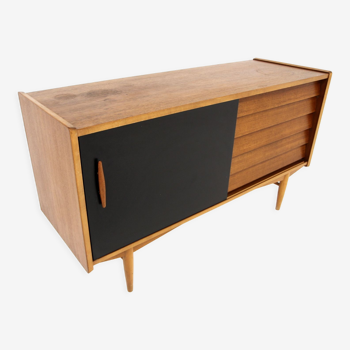 Enfilade scandinave en teck, Hugo Troeds, Bjärnum, Suède, 1960