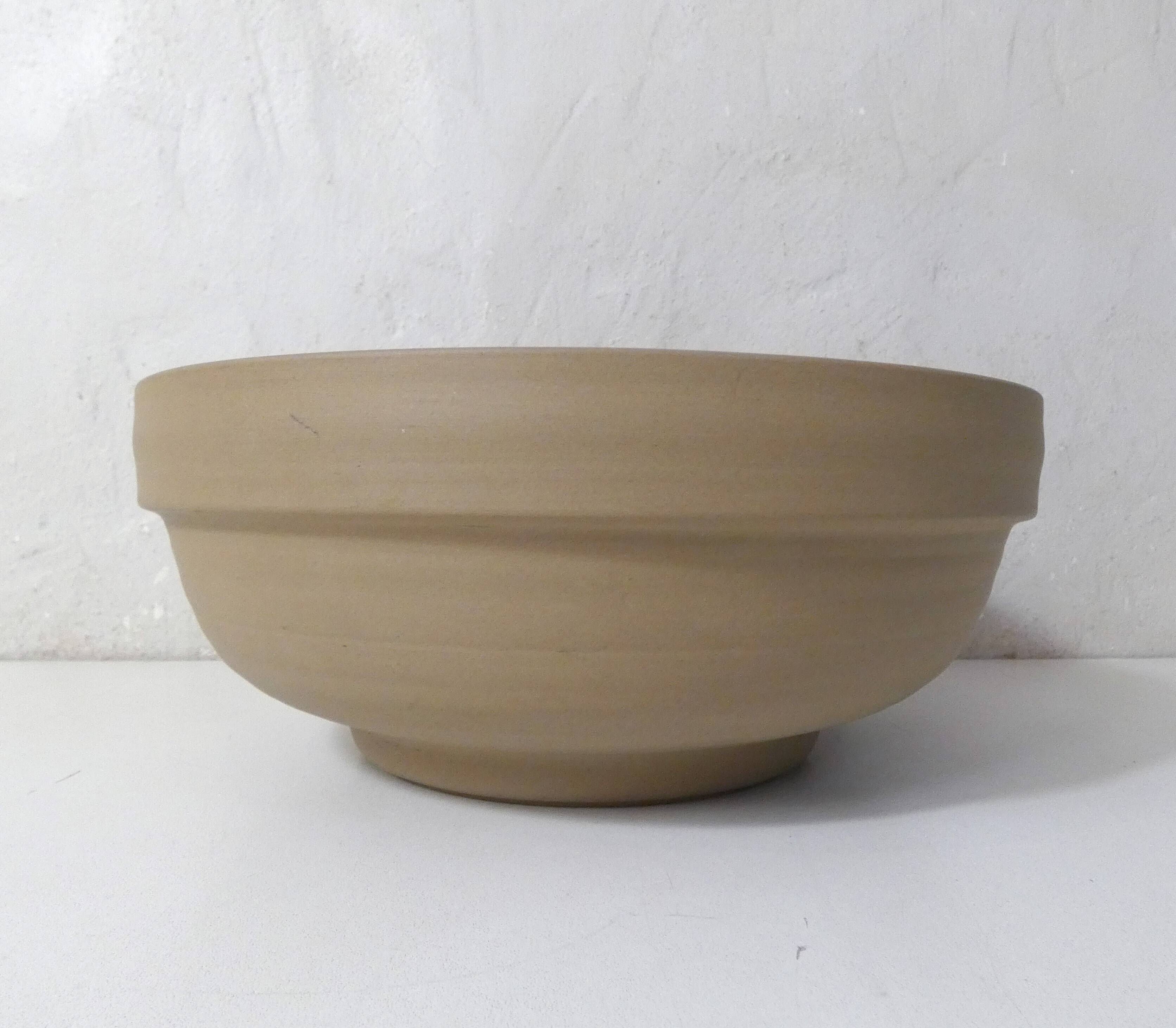 Vintage stoneware salad bowl
