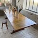 Table en chêne 3m 1950 avec ses allonges