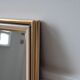 Varnished wooden mirror to install or hang