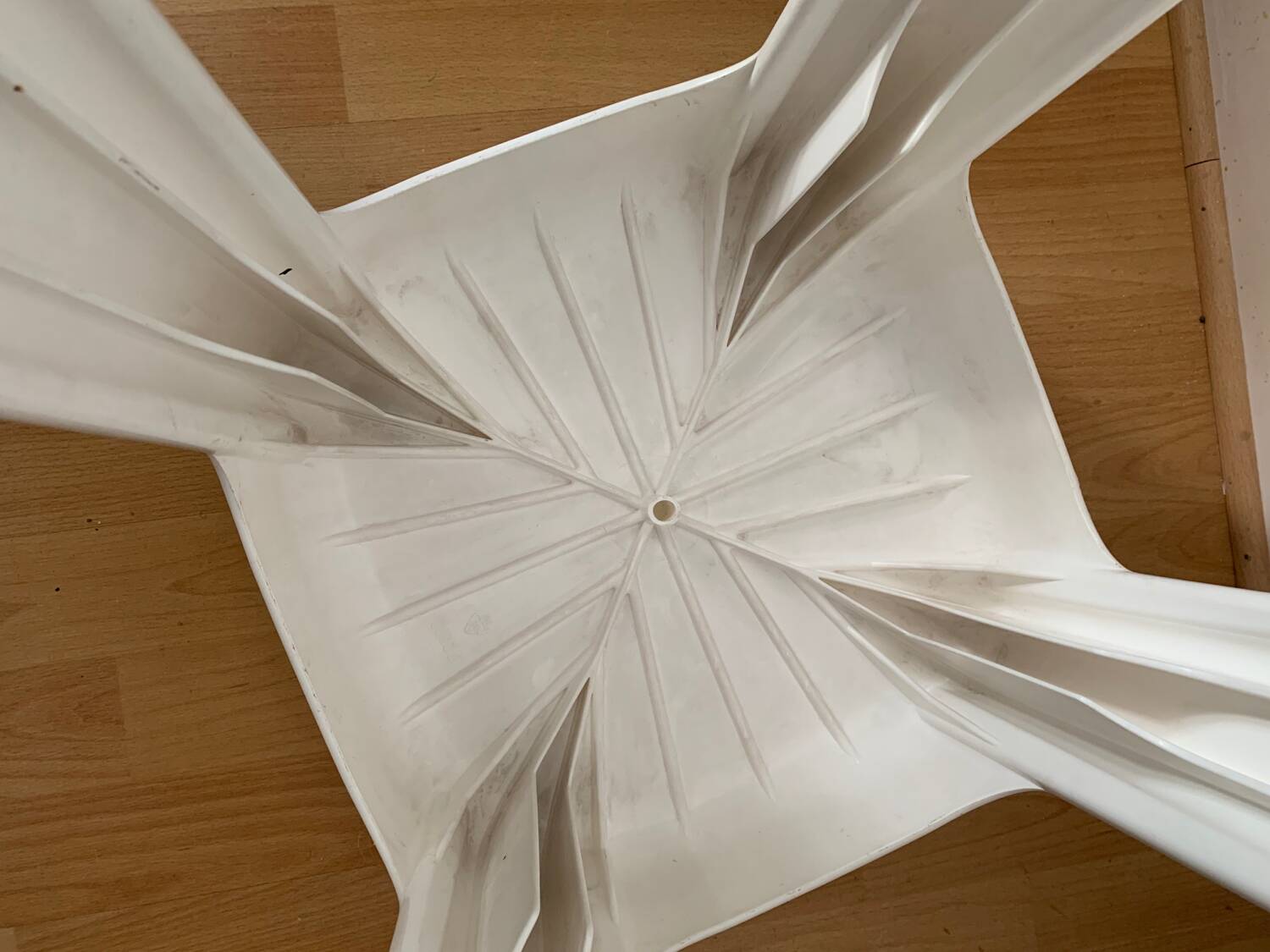 Vintage plastic stool from the 70s