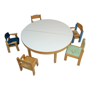 lot de 2 tables demi