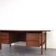 Mid-Century Large American Walnut Executive Desk