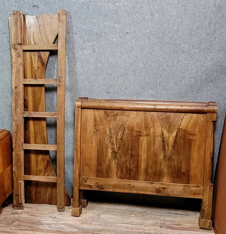Empire period walnut bed circa 1810-1820