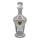 Crystal wine carafe from Fains – Original label, Original stopper