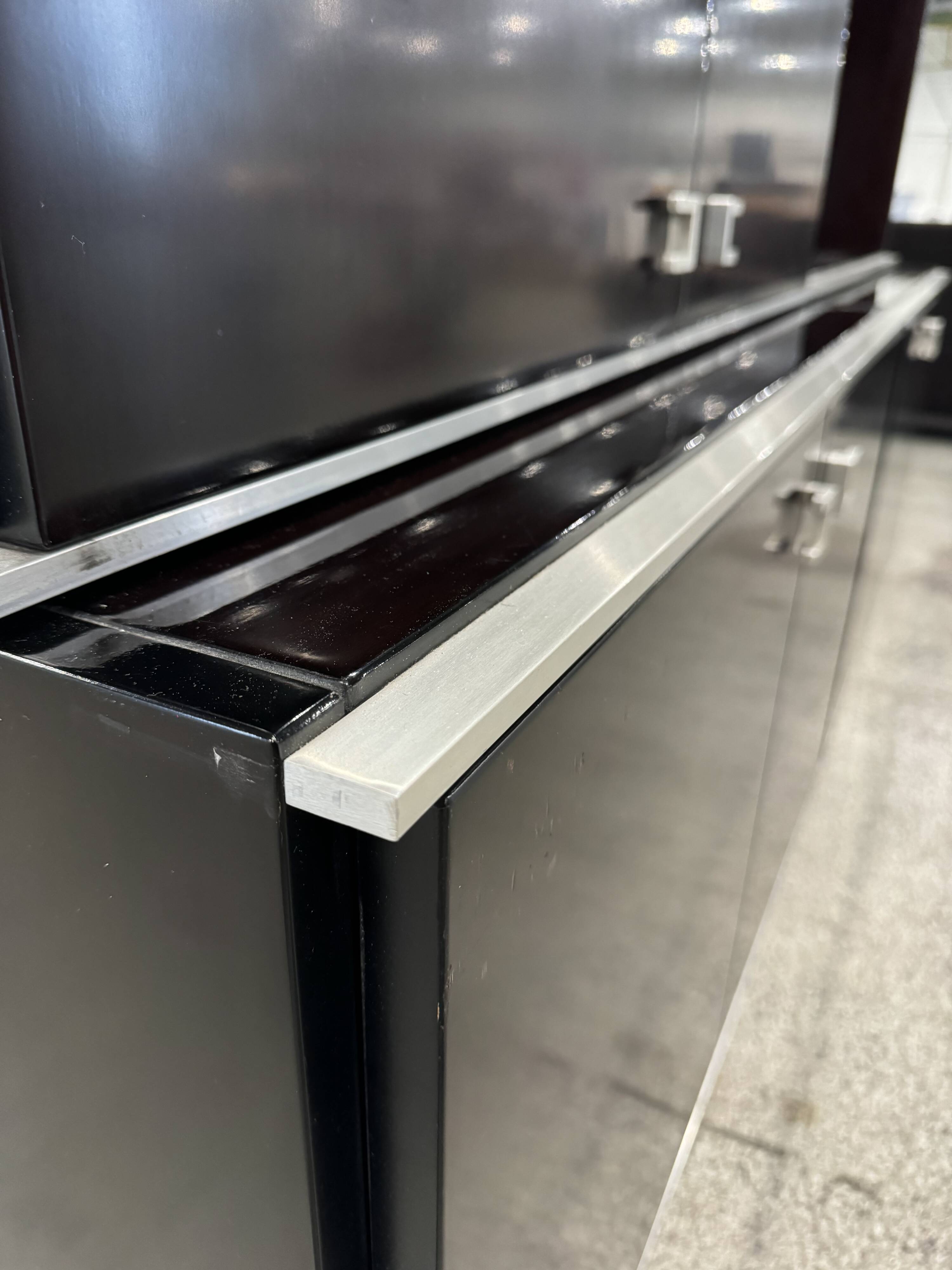 Buffet, meuble de rangement en acajou par Abbondinterni, Italie 1970