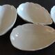 set of 4 white avocado bowls by Philippe Deshoulières
