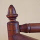 Vintage wooden child bed turned