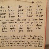 Old school poster "complex syllables"