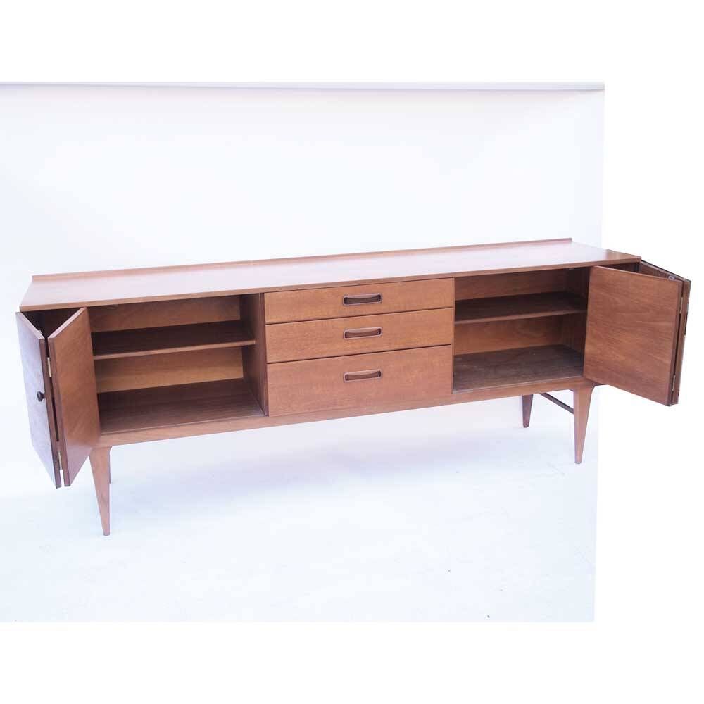 Long Scandinavian vintage sideboard Nathan