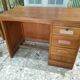 Vintage 50s desk in solid oak