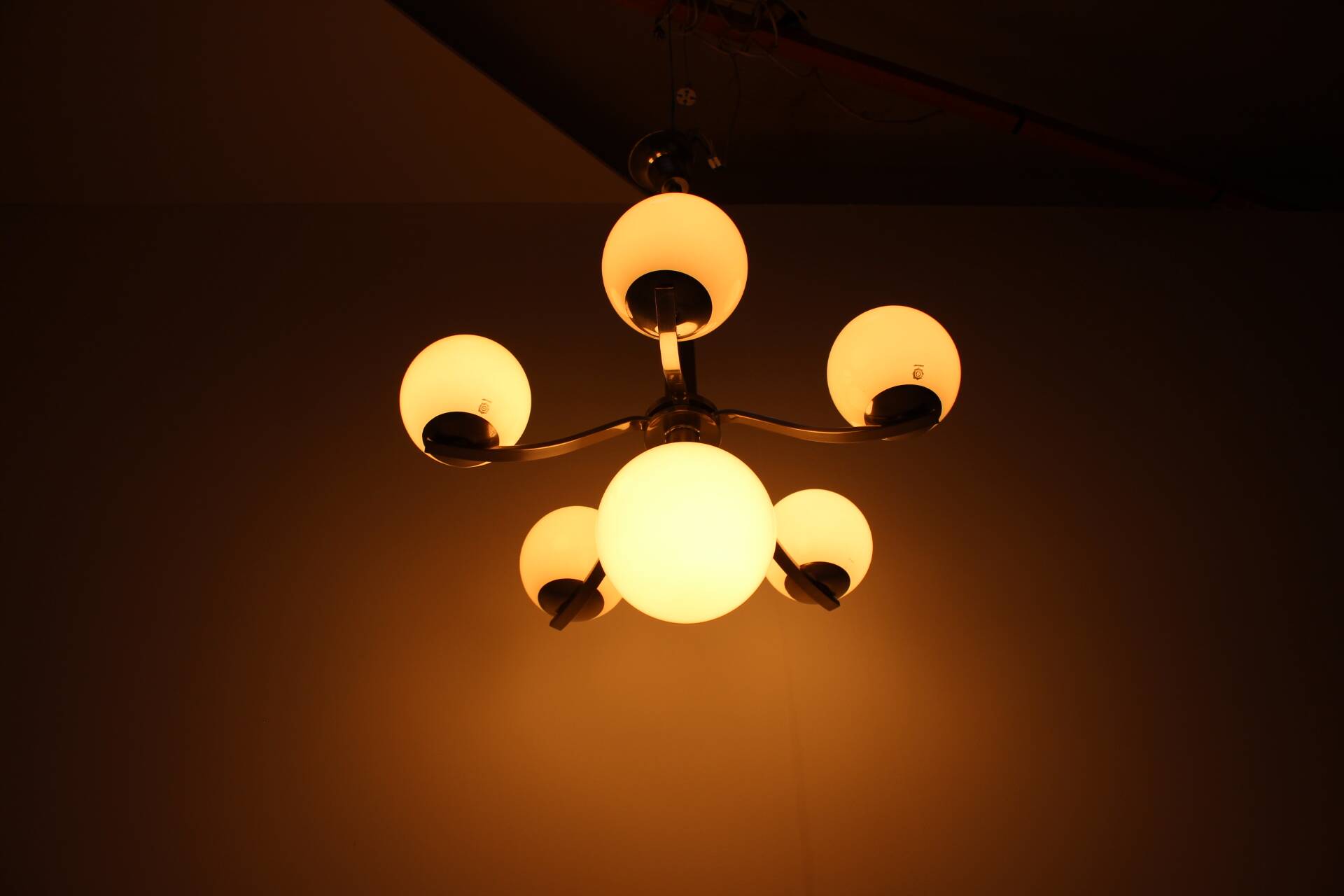 Beautiful Art Deco Candlestick, 1930s, Czechoslovakia