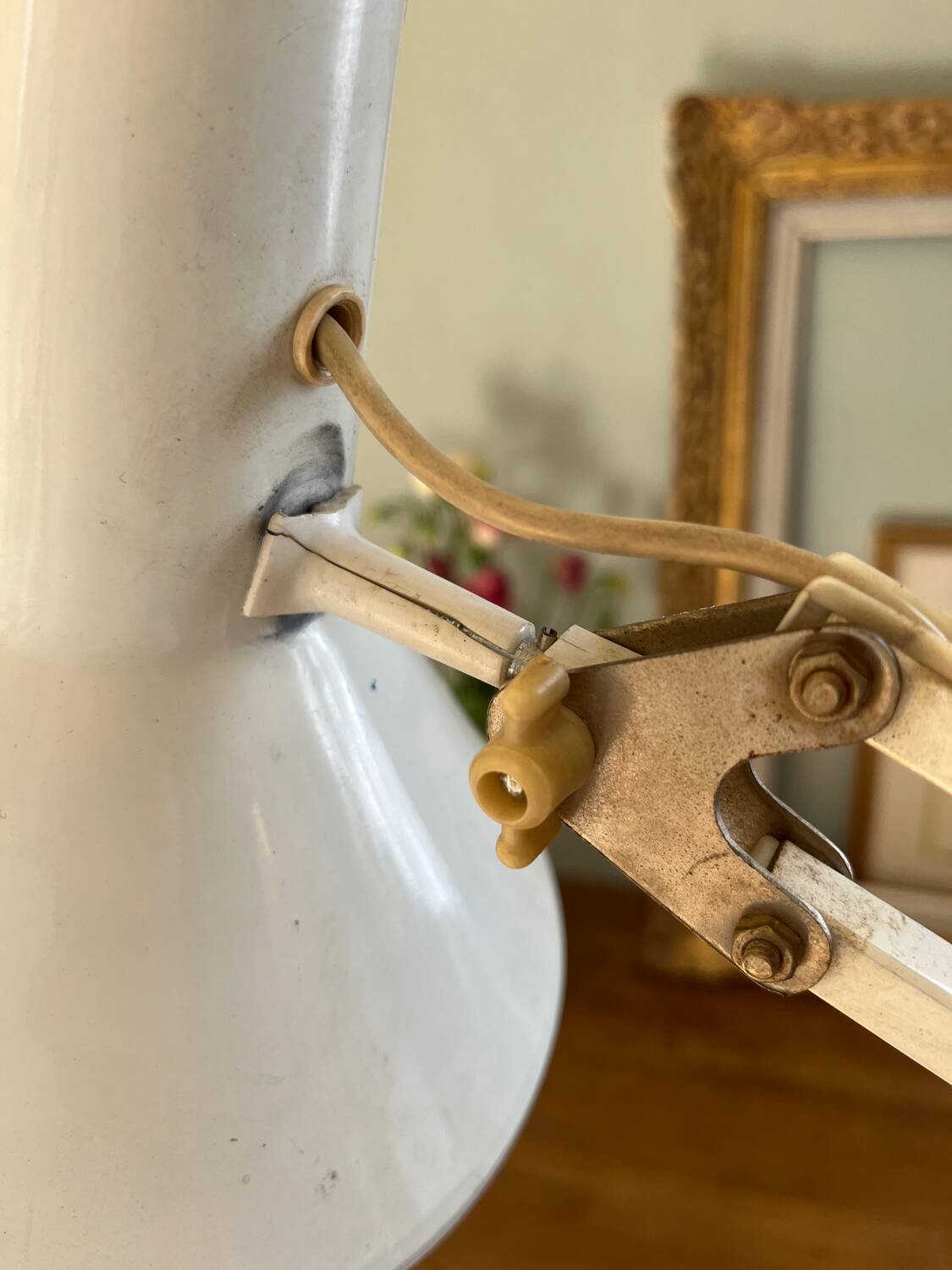 Vintage articulated lamp