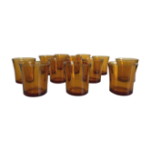 Lot des 12 verres duralex
