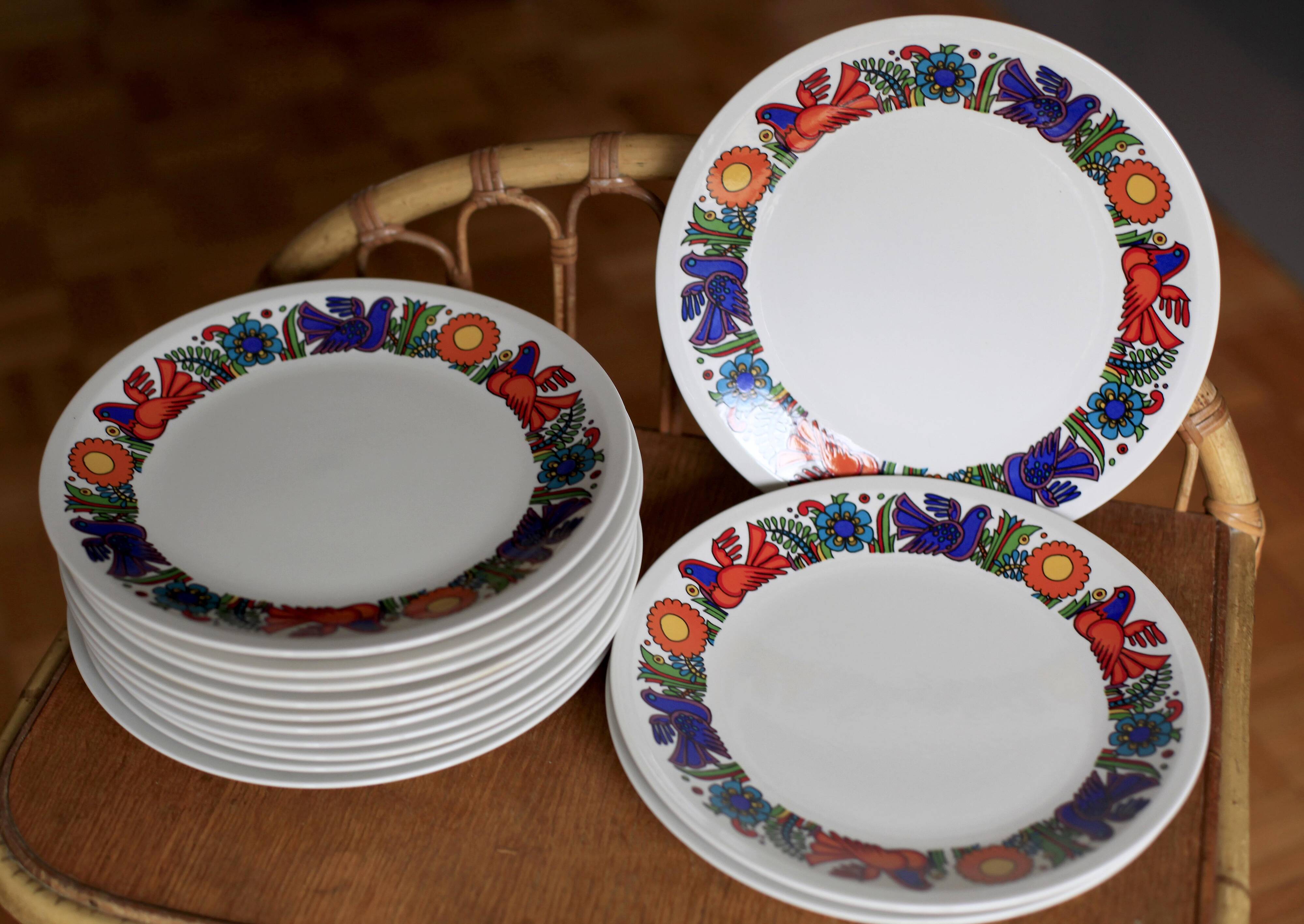Acapulco Villeroy and Boch dinner plates 24cm (set or unit)