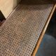 Commode vintage en cannage