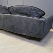 Velvet sofa by Saporiti Italia, 1980s
