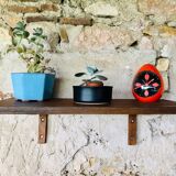 Vintage bent wood wall shelf circa 60