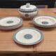 Faience bordeaux j. vieillard terre de fer modele florentin