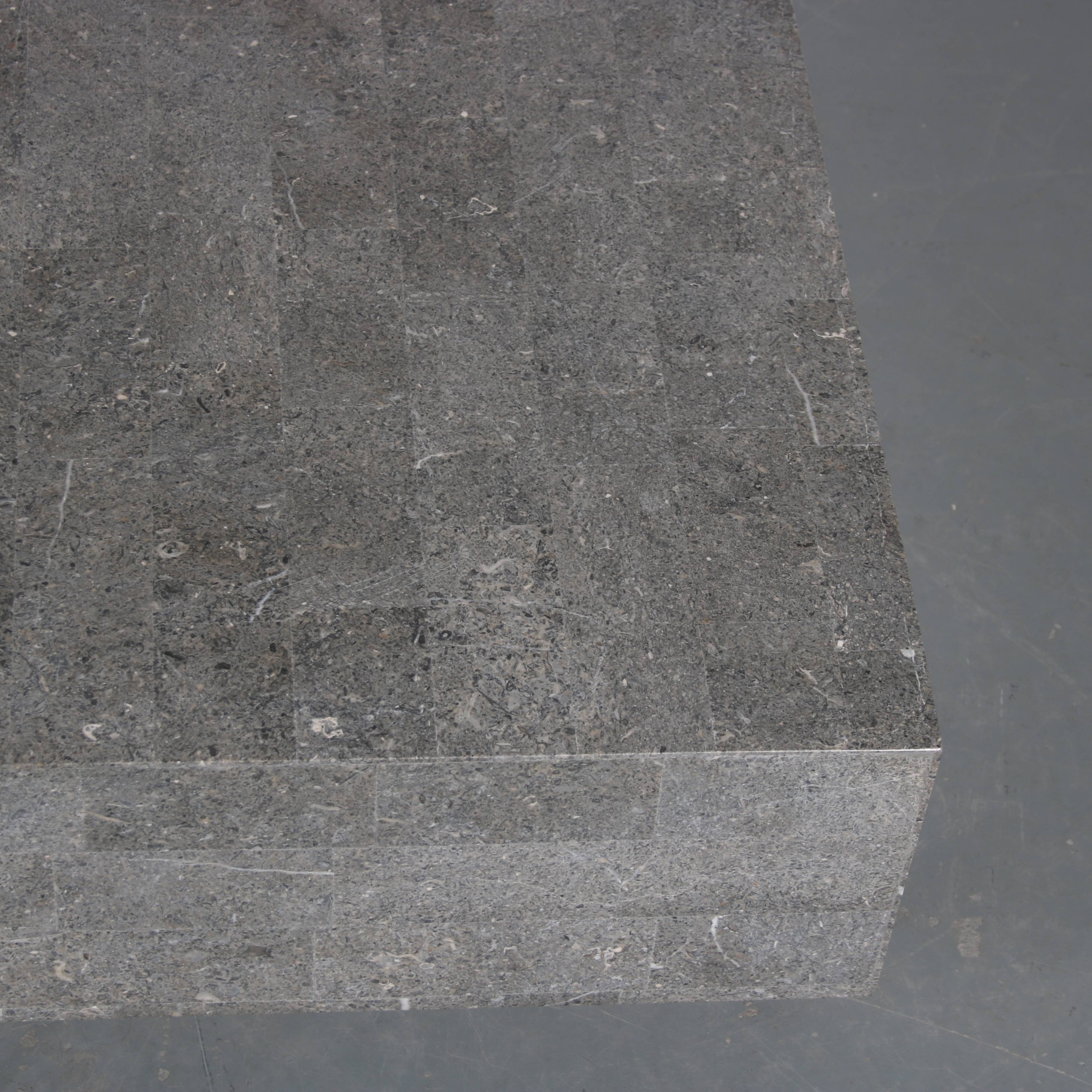 1970s Tesselated stone coffee table from Italy