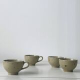 Pyrite 'quail shell' ceramic stoneware mugs