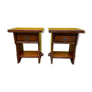 tables de chevet brutaliste