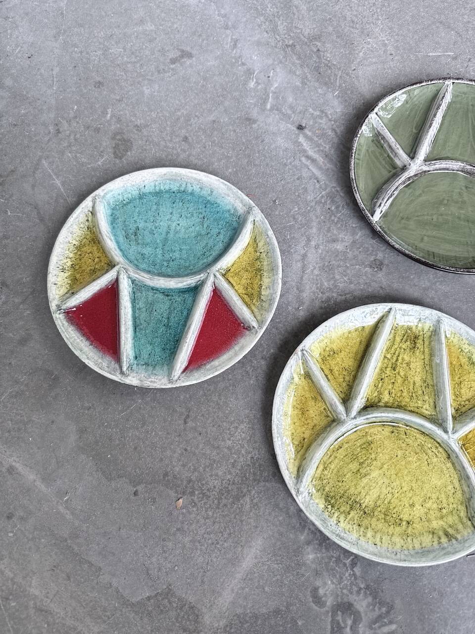Fondue plates Hugo Kohler