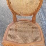 Lot de 6 chaises médaillons de style Louis XVI