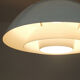 Scandinavian hanging lamp XL, white, Nordisk Solar, Denmark