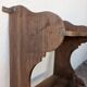 Art Deco walnut wall shelf 1930