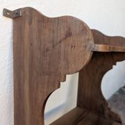 Art Deco walnut wall shelf 1930