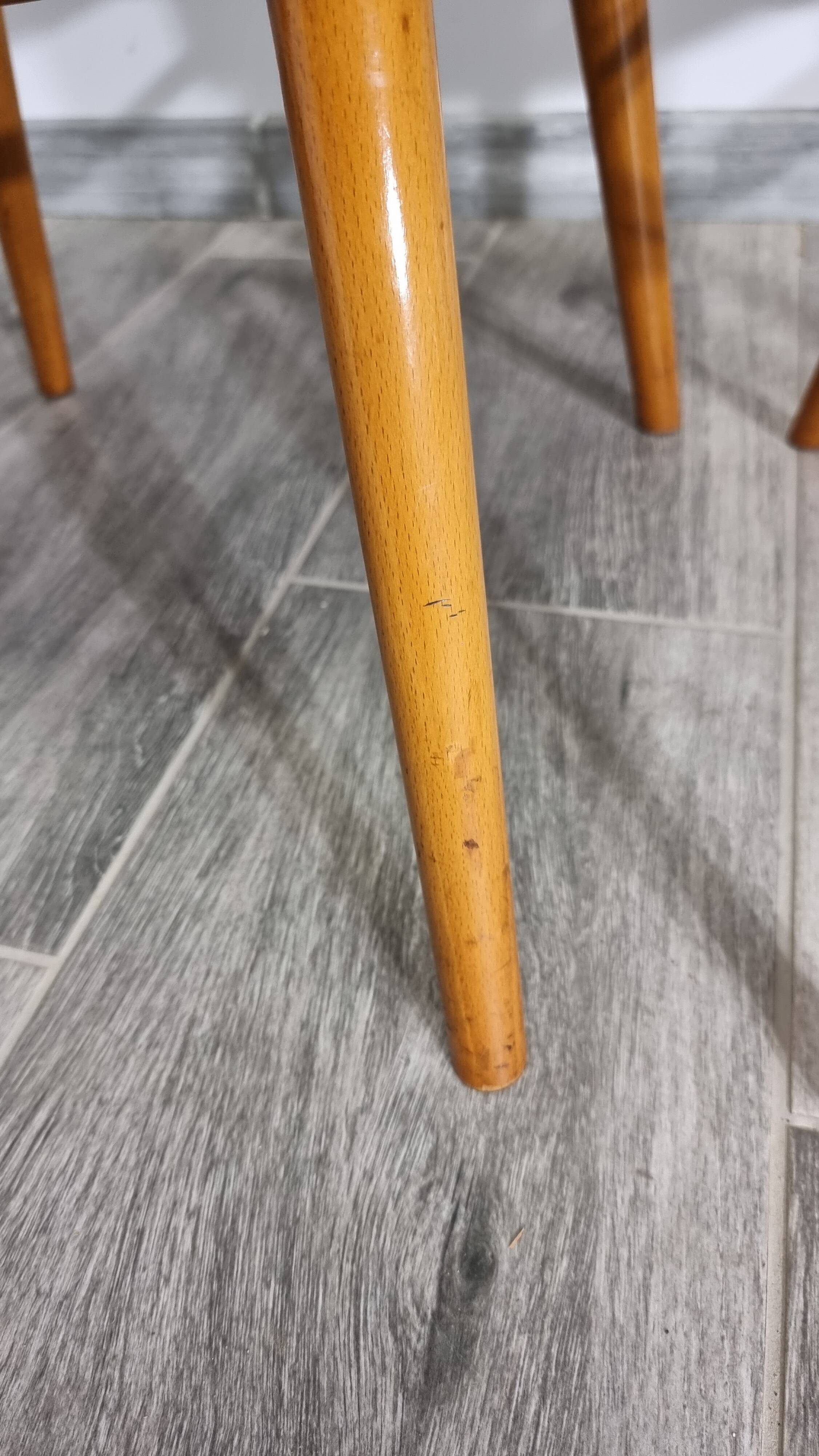 Dining Chairs by Radomir Hoffman for Ton, 1950s, Set of 4