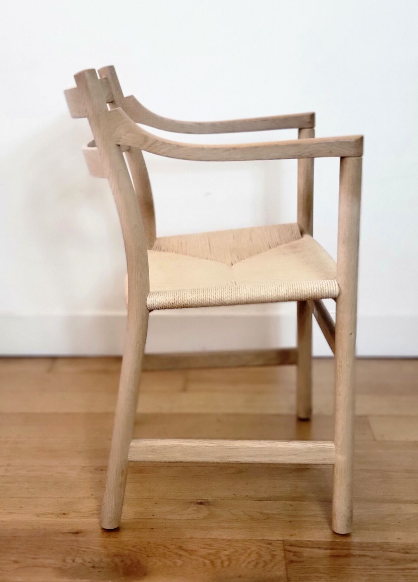 Ensemble de 6 chaises de salle à manger modèle CH46 et CH47 par Hans J. Wegner