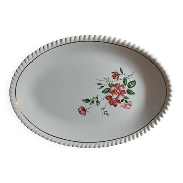 Oval dish Luneville Badonviller