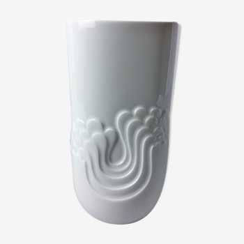 Thomas vintage porcelain white vase 1970