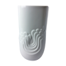 Vase blanc Thomas porcelaine vintage 1970