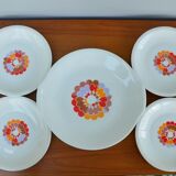 Set of 6 pie plates and dessert plates