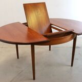 Round G-Plan vintage dining table extendable 'Prestwich'