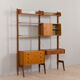 Scandinavian modern freestanding bookcase Ergo by John Texemon, Norway, 1960s.