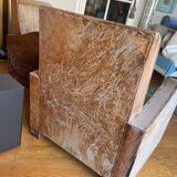 Wooden club chair