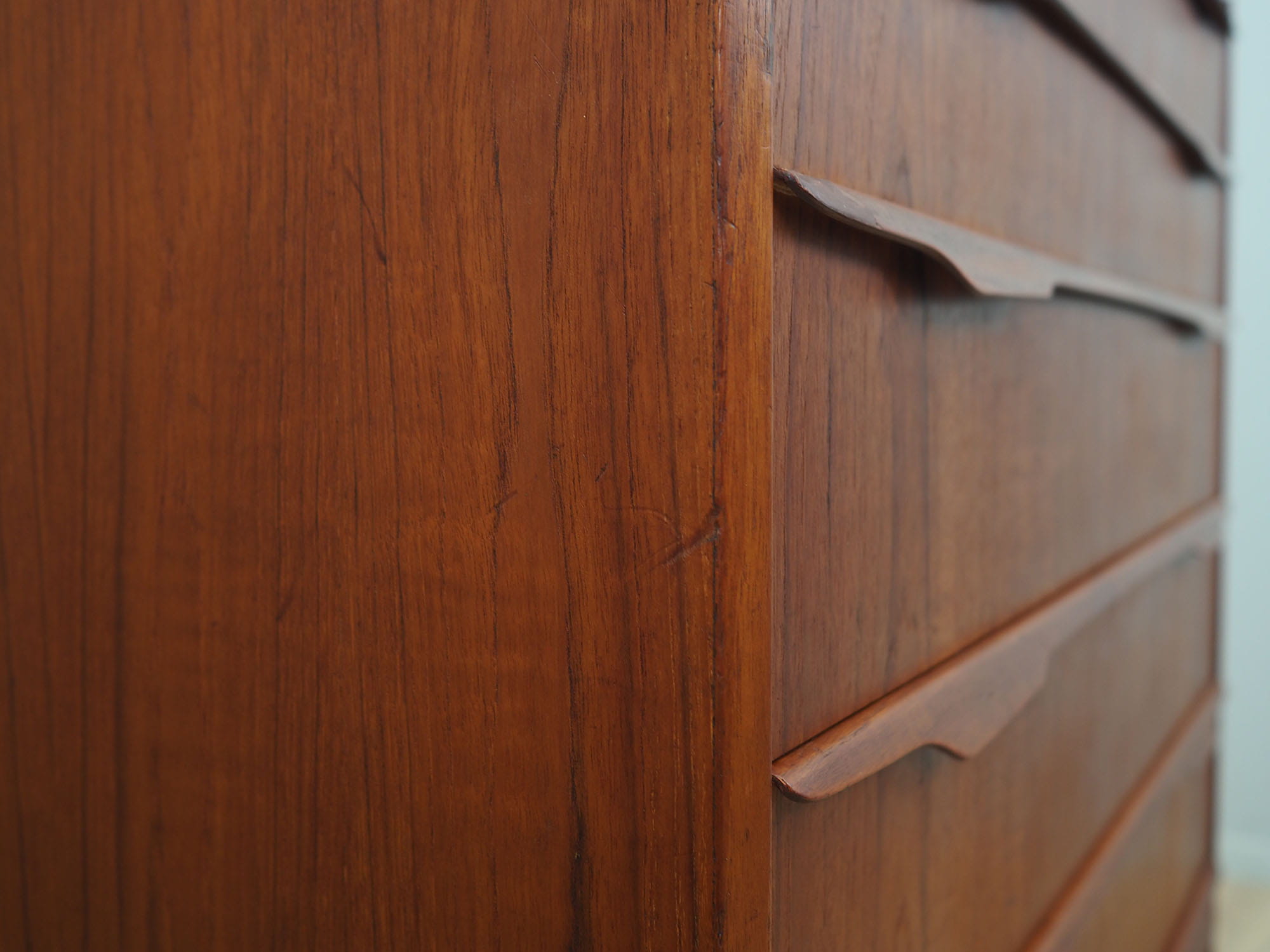 Teak chest of drawers danish design vintage