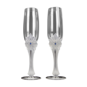 2 flûtes à champagne