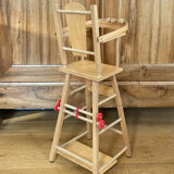 Doll high chair from the 20th century, convertible into a walker (deliverable)