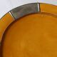 Vintage Moroccan ceramic yellow dish 33 cm