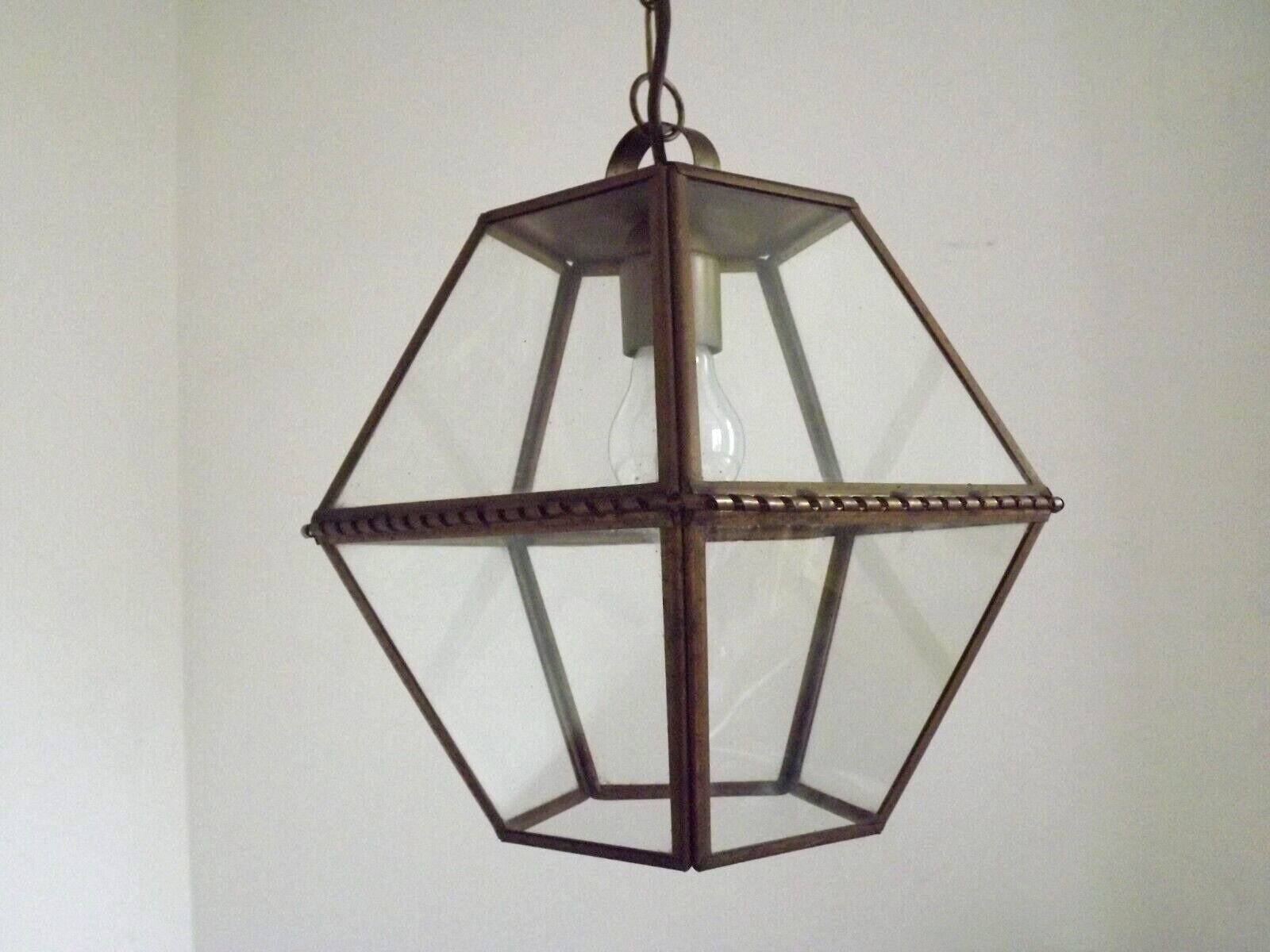Vintage french copper lantern