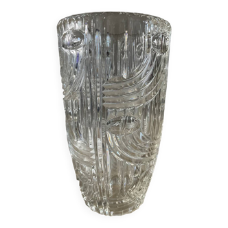 Vase Art Déco en cristal ciselé